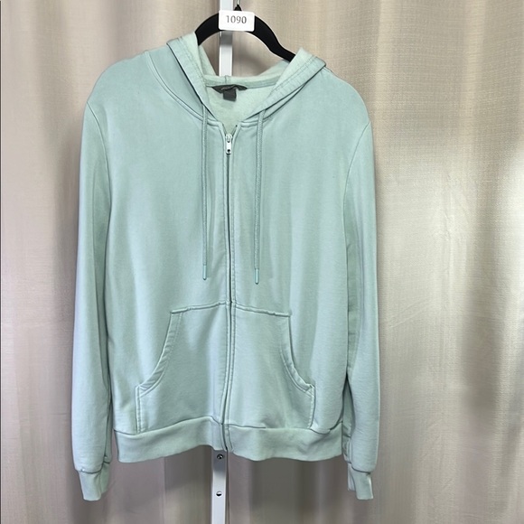 Eddie Bauer Tops - Mint Green Zip-Up Hoodie